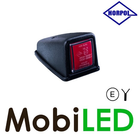 HORPOL Horpol Feu de position d'angle aspect NEON Rouge E-mark