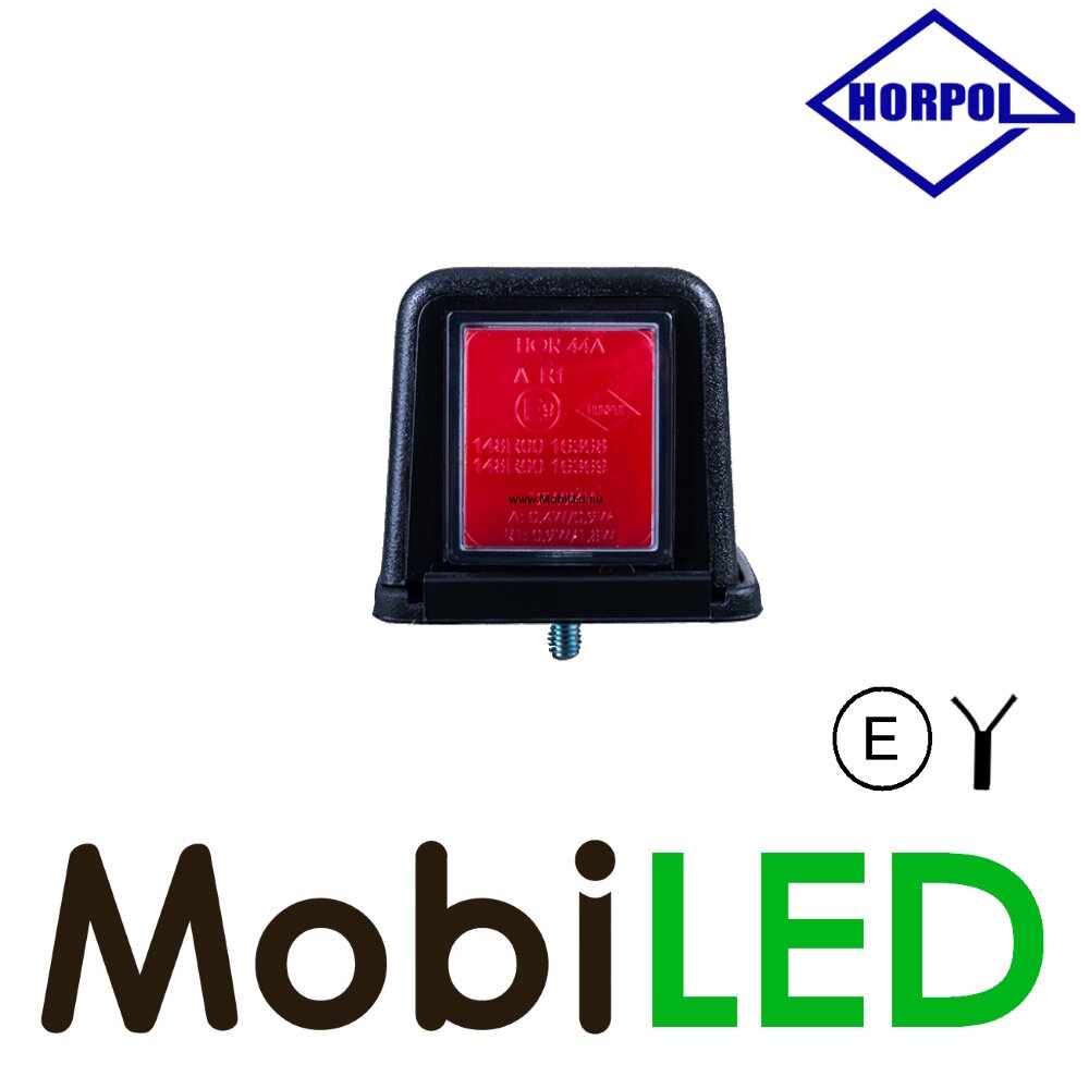 HORPOL Horpol Feu de position d'angle aspect NEON Rouge E-mark