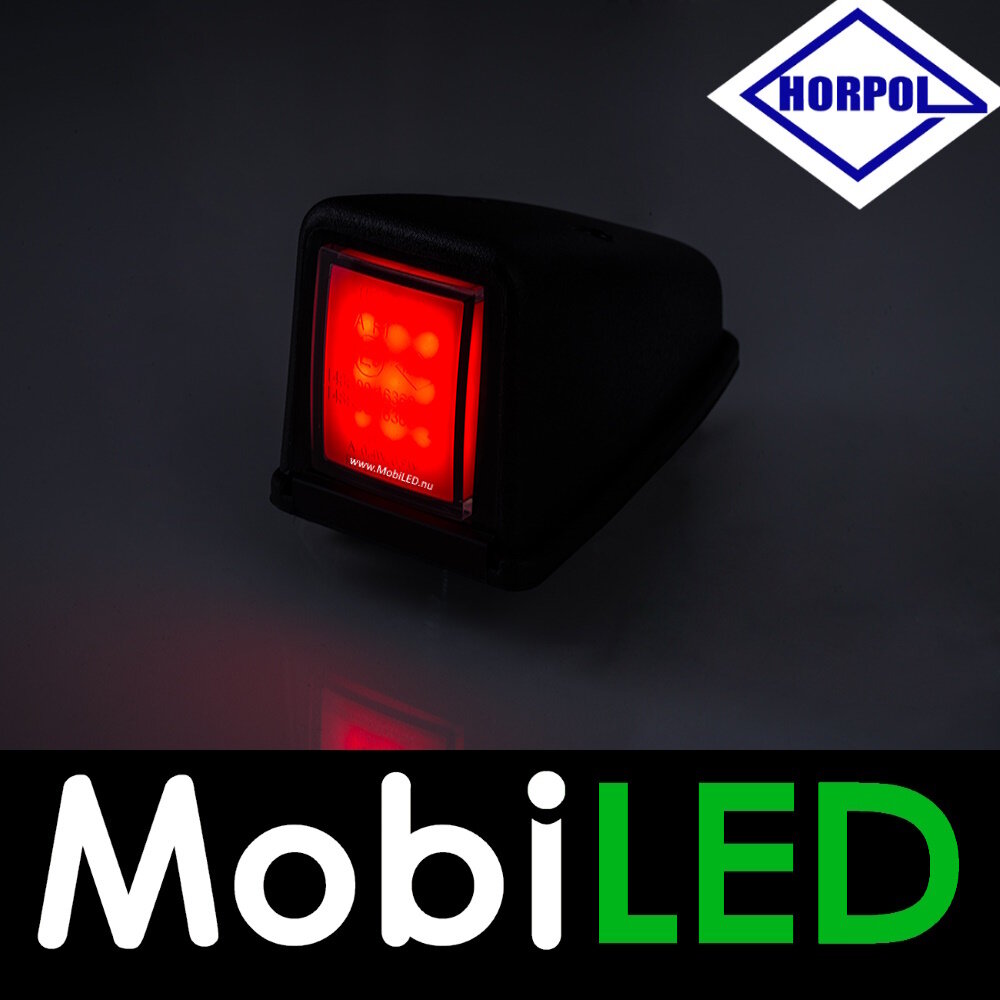 HORPOL Horpol Feu de position d'angle aspect NEON Rouge E-mark