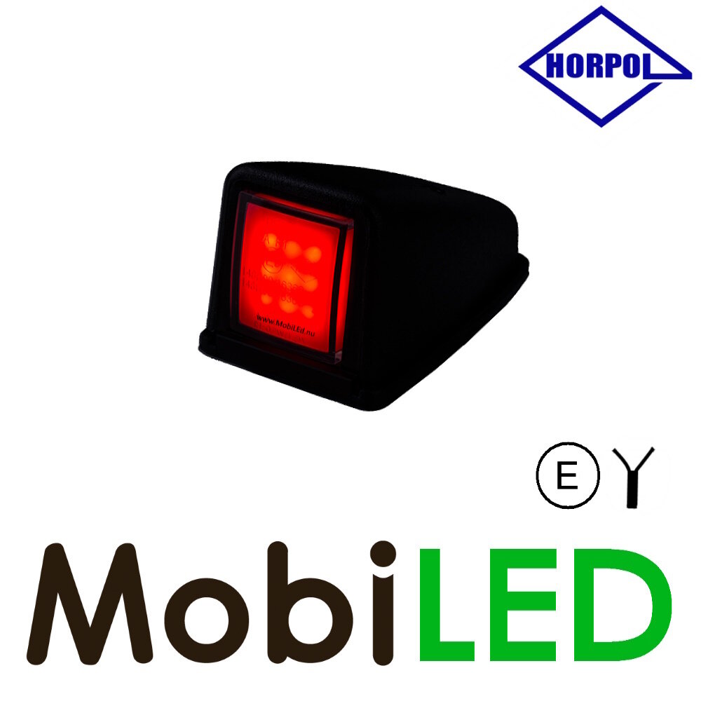 HORPOL Horpol Feu de position d'angle aspect NEON Rouge E-mark