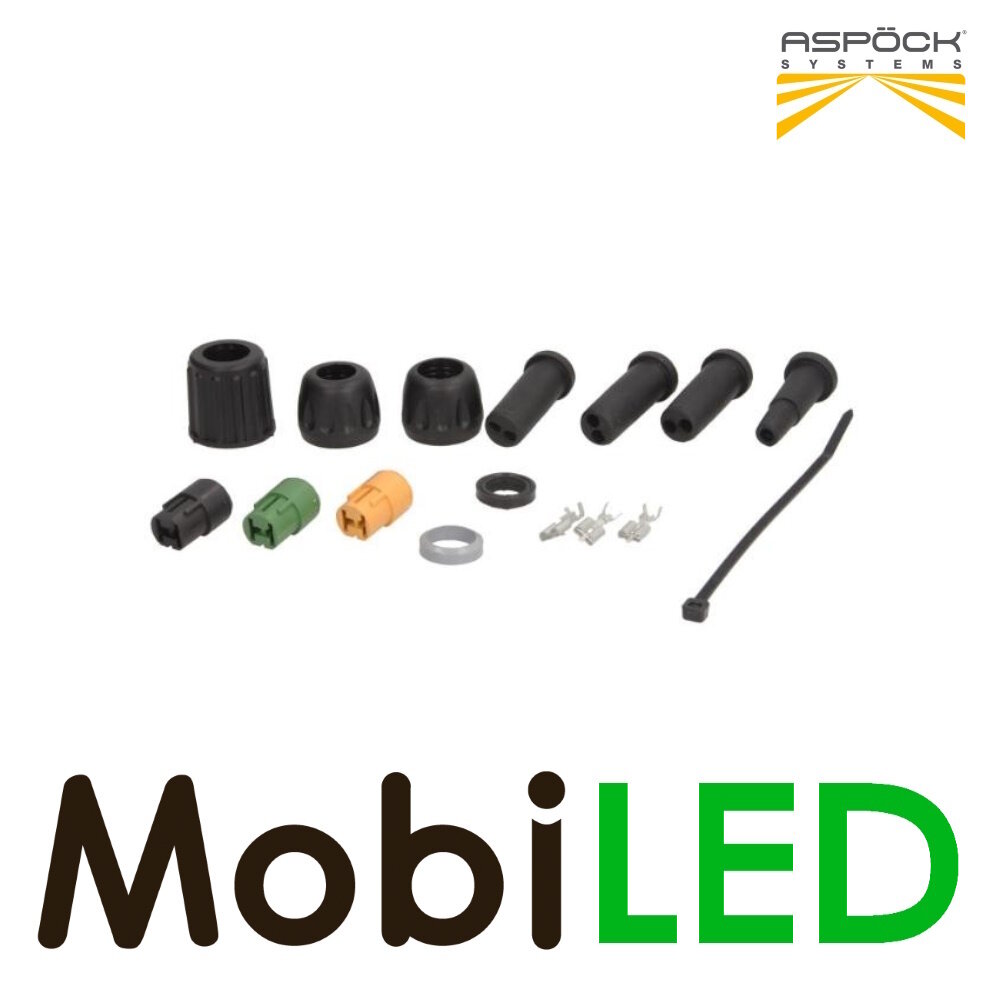 Aspöck ASS1+ASS2 connector set 2-polig Vrouwelijk Aspöck ASS1+ASS2 connector set 2-polig Vrouwelijk