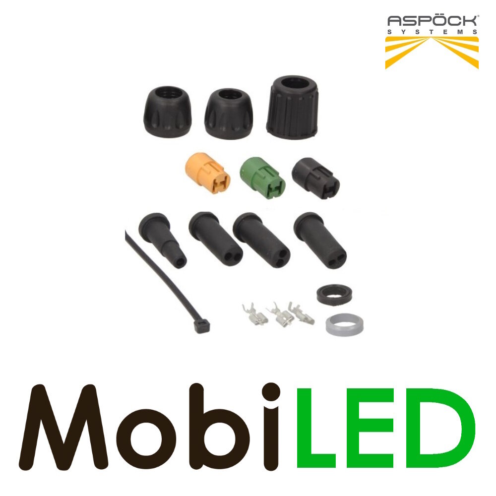 Aspöck ASS1+ASS2 connector set 2-polig Vrouwelijk Aspöck ASS1+ASS2 connector set 2-polig Vrouwelijk