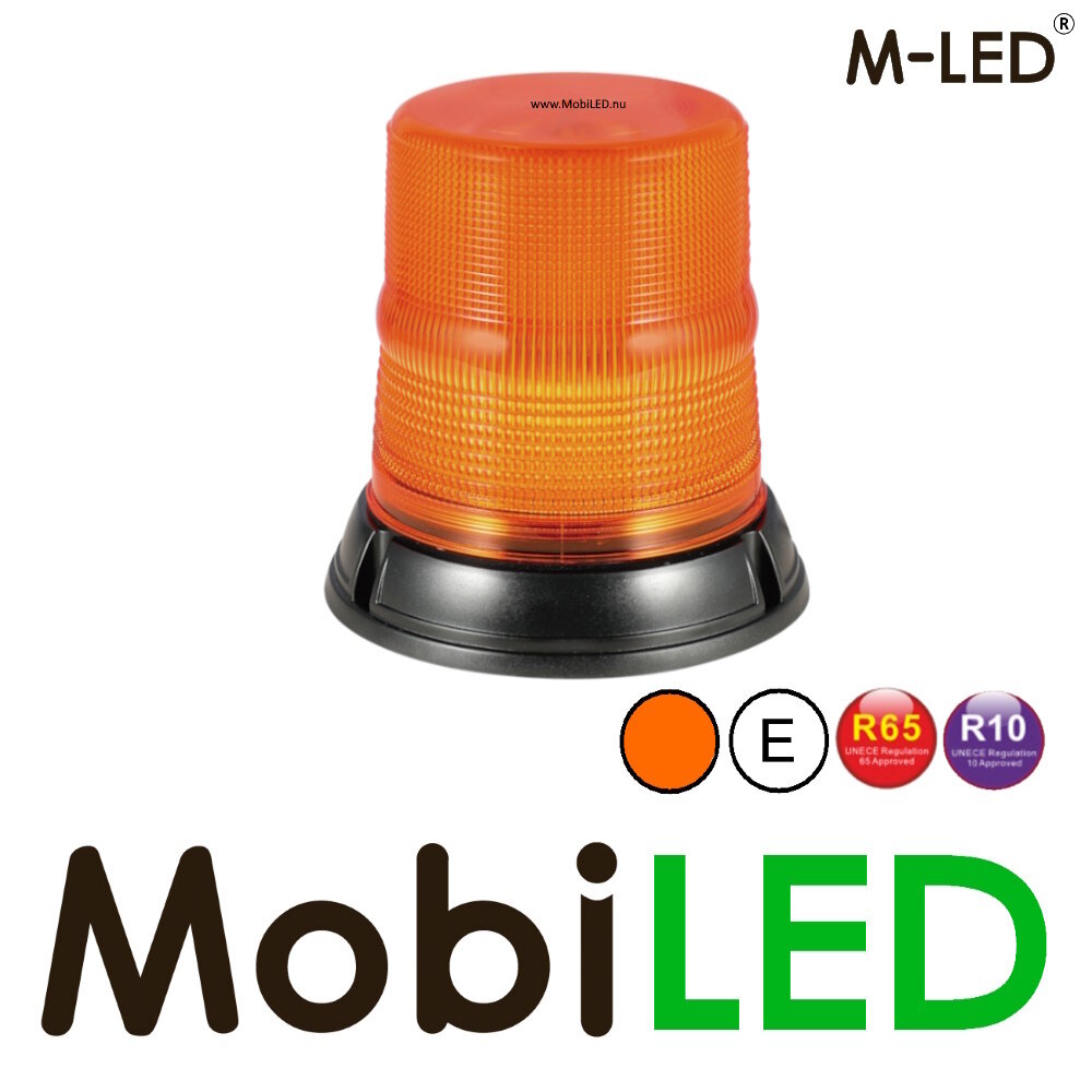 M-LED M-LED Balise / lampe flash montage fixe, lentille ambre