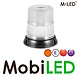 M-LED M-LED Rotating beacon / flash lamp fixed mounting clear lens M-LED M-LED Rotating beacon / flash lamp fixed mounting clear lens