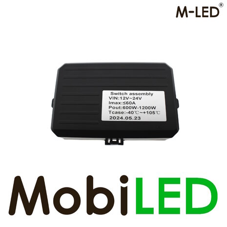 M-LED Dubbel Bedieningspaneel met power unit 8 knops 12/24V M-LED Dubbel Bedieningspaneel met power unit 8 knops 12/24V