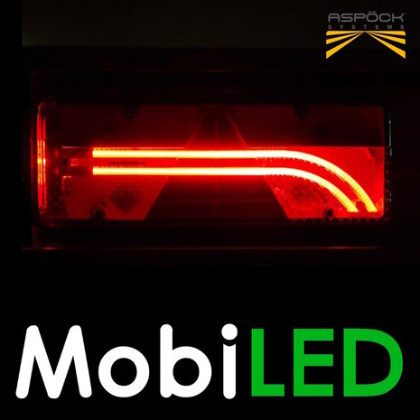 Aspöck Europoint III Rear light 5 functions reflector 24V Left E-mark Aspöck Europoint III Rear light 5 functions reflector 24V Left E-mark