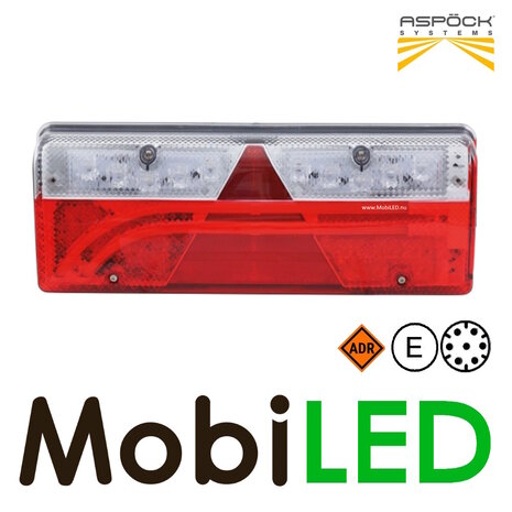 Aspöck Europoint III Achterlicht 5 functies reflector 24V Rechts E-keur Aspöck Europoint III Achterlicht 5 functies reflector 24V Rechts E-keur