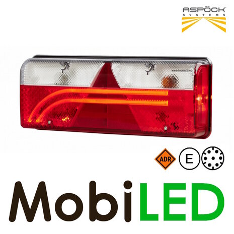 Aspöck Europoint III Achterlicht 5 functies reflector 24V Rechts E-keur Aspöck Europoint III Achterlicht 5 functies reflector 24V Rechts E-keur