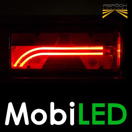 Aspöck Europoint III Rear light 5 functions reflector 24V Right E-mark