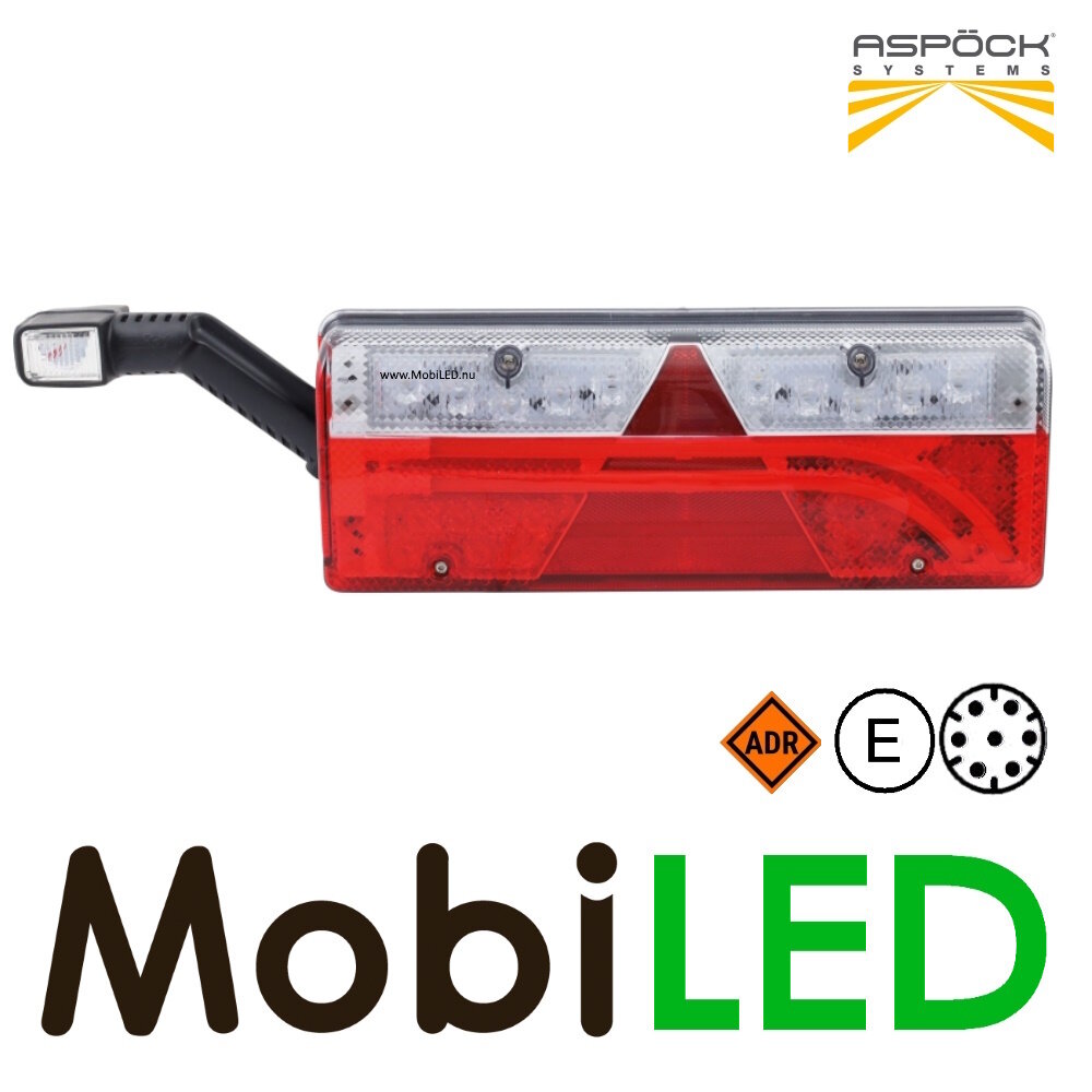 Aspöck Aspock Europoint III Feu arrière 6 fonctions réflecteur 24V Gauche E-marque Aspöck Aspock Europoint III Feu arrière 6 fonctions réflecteur 24V Gauche E-marque