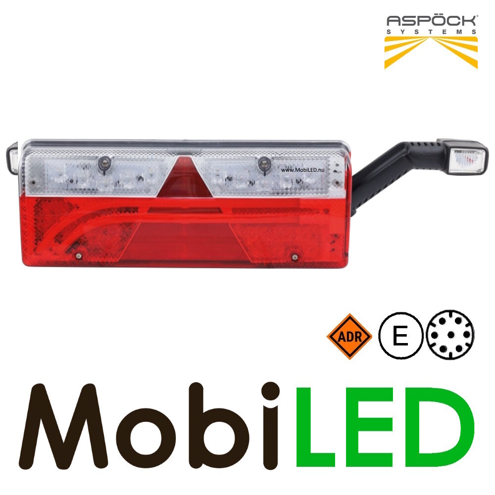 Aspöck Europoint III Rear light 6 functions reflector 24V Right E-mark