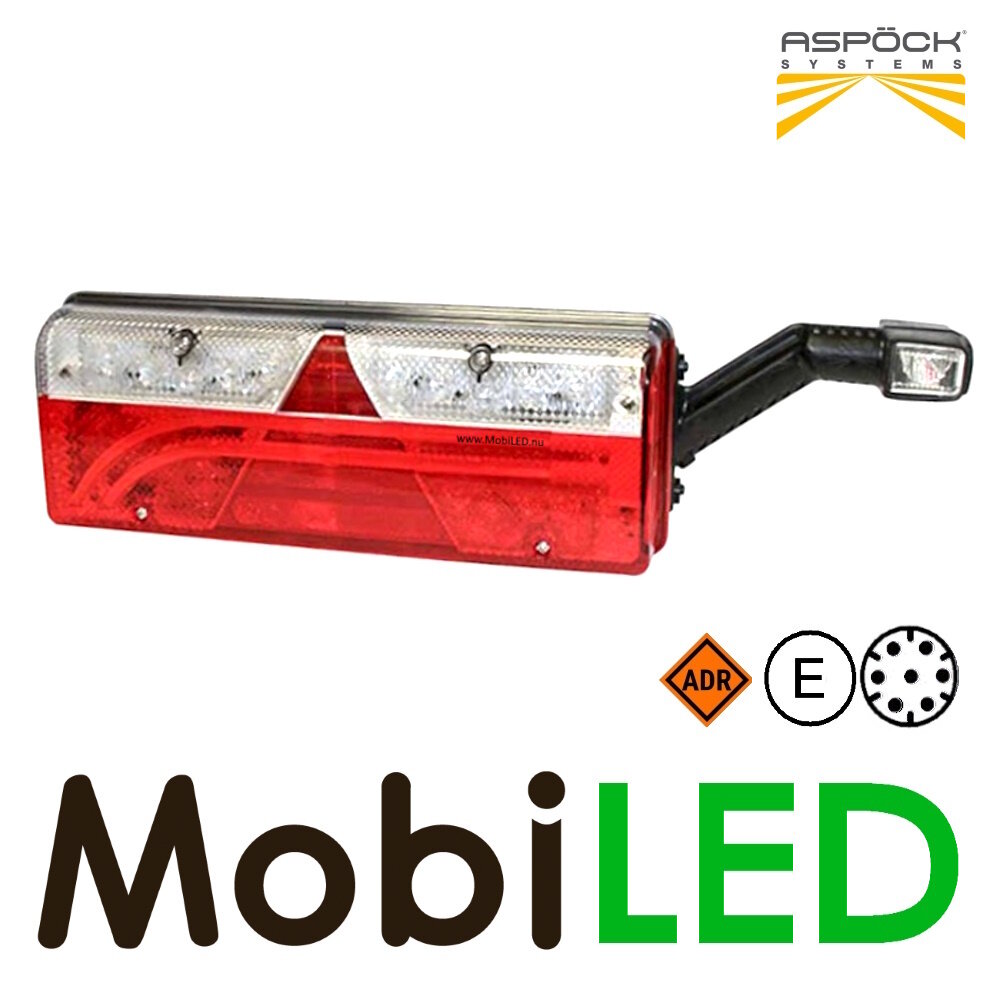 Aspöck Europoint III Feu arrière 6 fonctions réflecteur 24V Droit E-mark Aspöck Europoint III Feu arrière 6 fonctions réflecteur 24V Droit E-mark