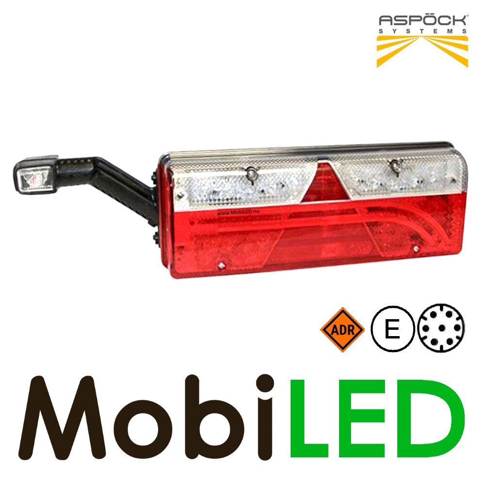 Aspöck Europoint III Achterlicht 6 functies reflector 24V Links E-keur