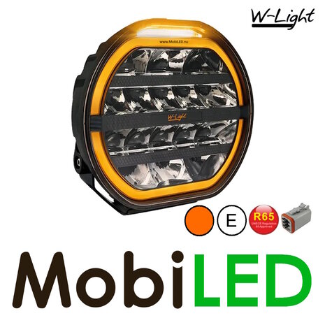 W-light W-light Fury 9 inch spot light amber/white position light and flash 160W