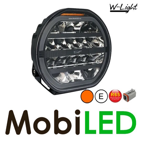W-light W-light Fury 9" High beam amber/white position light and flash 160W