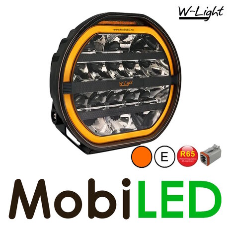 W-light W-light Fury 9" Verstraler amber/wit positielicht en flitser 160W W-light W-light Fury 9" Verstraler amber/wit positielicht en flitser 160W