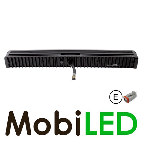 Flextra curved LED bar with white, amber and red position light 52cm