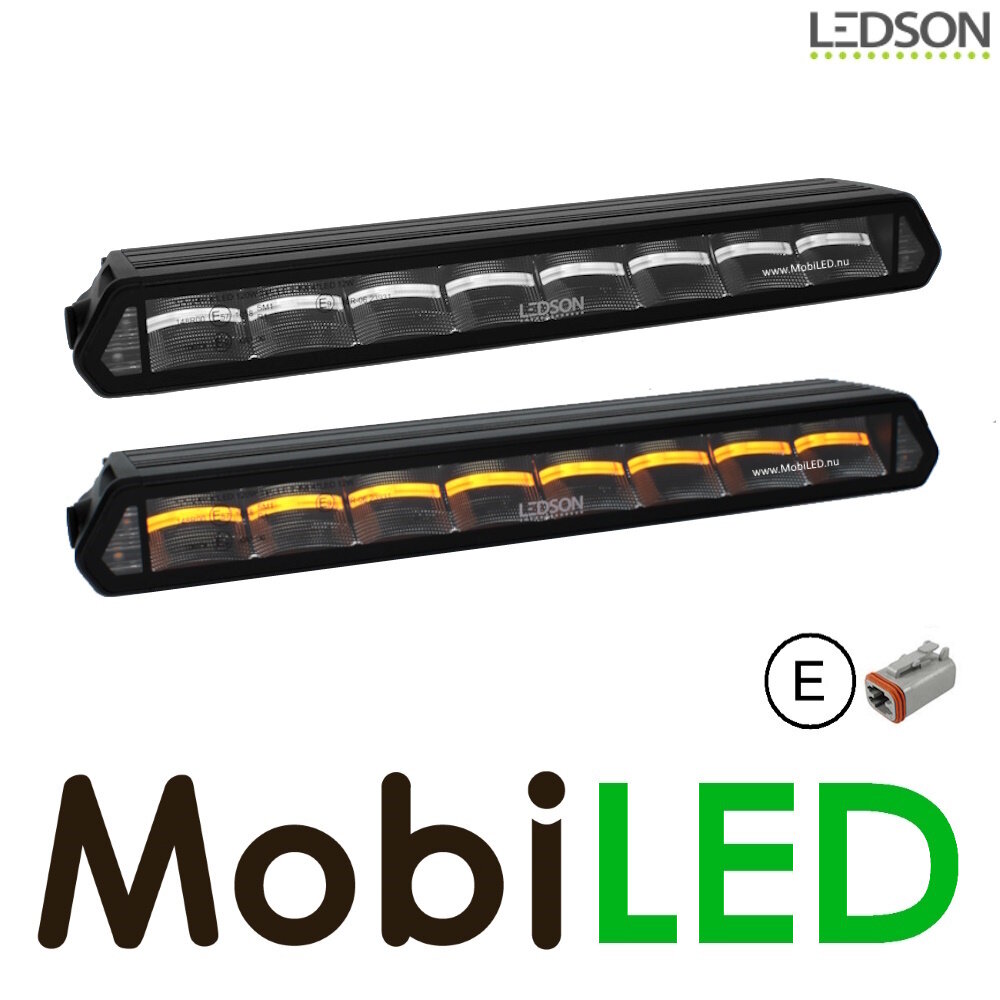 LEDSON Ledson Epix14+ Barre LED avec feu de position ambre/blanc 120W E-marque