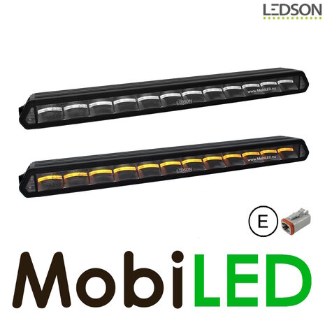 LEDSON Ledson Epix20+ Barre LED avec feu de position ambre/blanc 180W E-marque