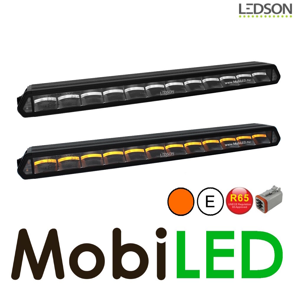 LEDSON Ledson Epix20+ Ledbar met amber/wit positielicht en flitser 180W E-keur LEDSON Ledson Epix20+ Ledbar met amber/wit positielicht en flitser 180W E-keur