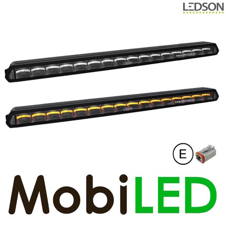 LEDSON Ledson Epix30+ Barre LED avec feu de position ambre/blanc 270W E-marque