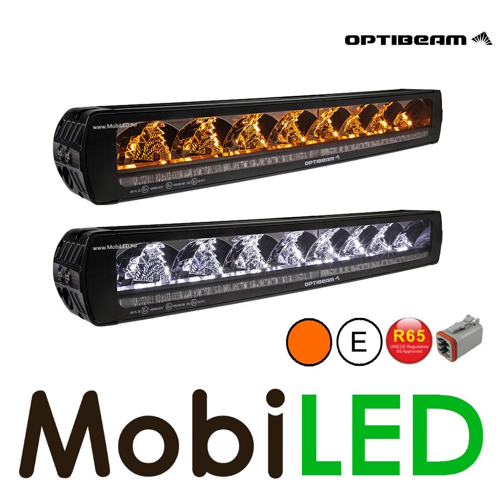 Optibeam Optibeam Firebar 22" 562mm avec modèle de flash night rider mode