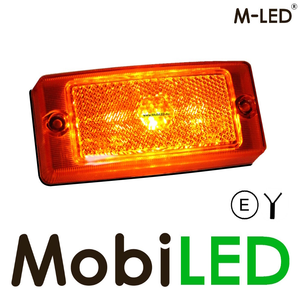 M-LED M-LED Classic side marker amber amber lens E-mark