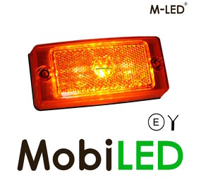 M-LED M-LED Feu latéral classique ambre - lentille ambre