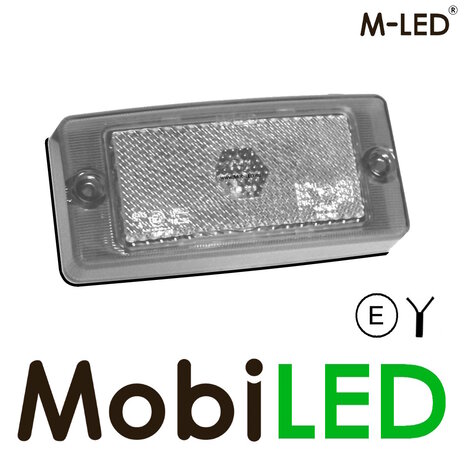 M-LED M-LED Classic markering wit transparante  lens