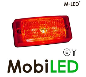 M-LED Feu latéral classique rouge lentille rouge M-LED Feu latéral classique rouge lentille rouge