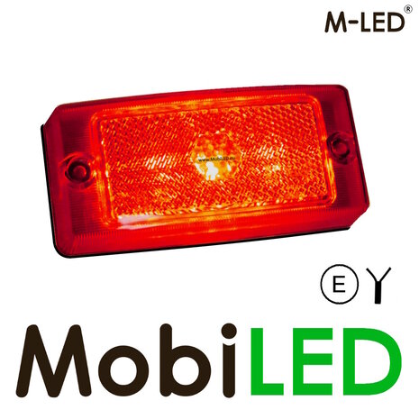 M-LED M-LED Classic markering rood - rode lens