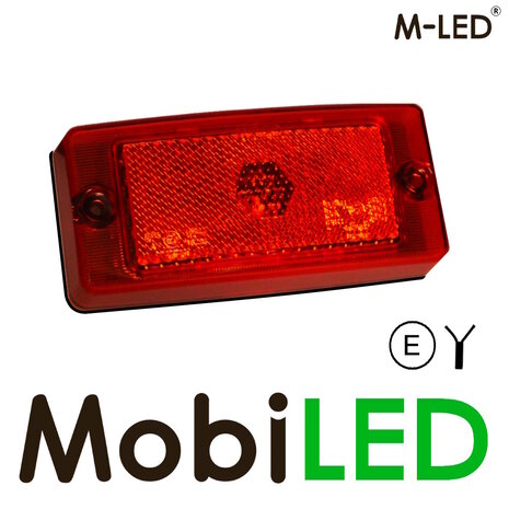 M-LED M-LED Feu de position classique rouge - lentille rouge