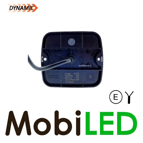 Lampe frontale 2 fonctions 12-24V Droit E-marque