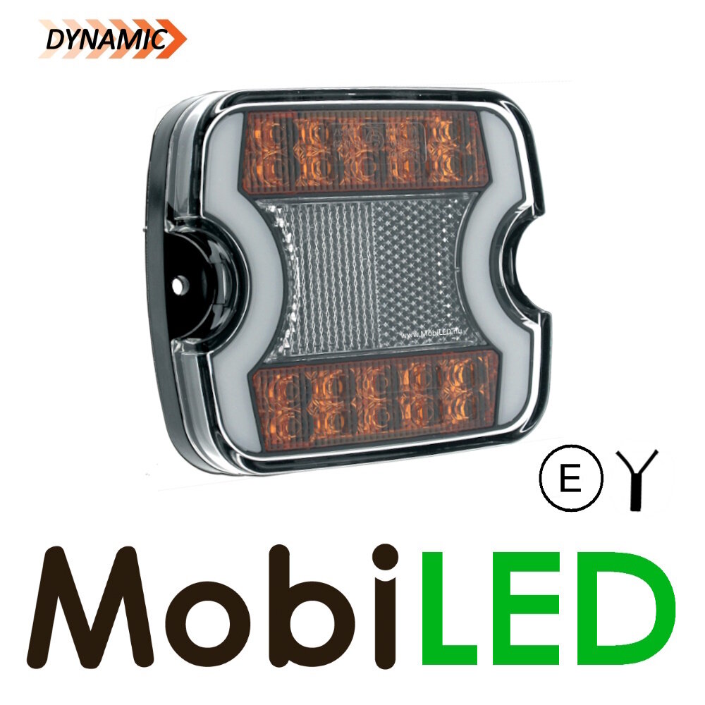 Front lamp 2 functions 12-24V Left E-mark