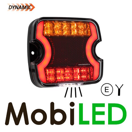 Rear light 3 functions 12-24V Right E-mark Rear light 3 functions 12-24V Right E-mark