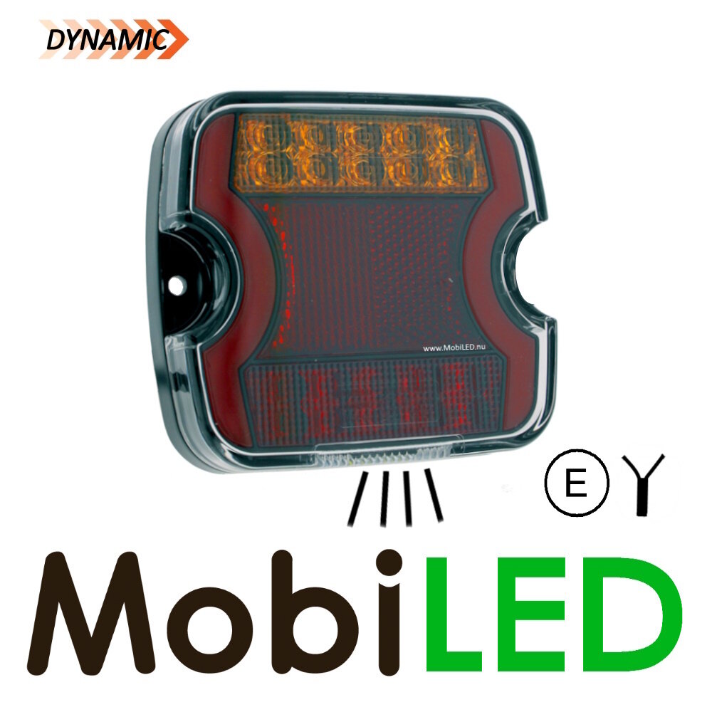 Rear light 3 functions 12-24V Right E-mark Rear light 3 functions 12-24V Right E-mark