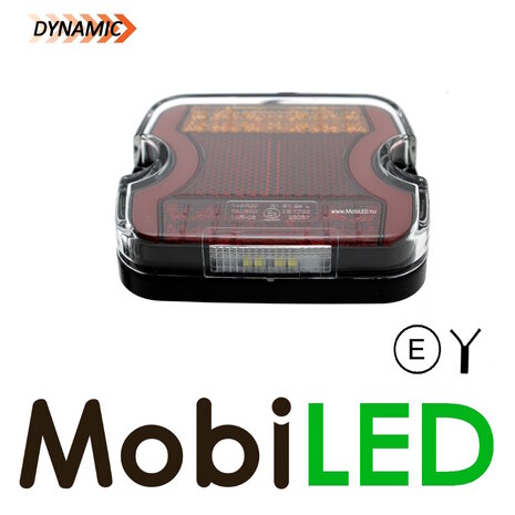 Rear light 3 functions 12-24V Left E-mark Rear light 3 functions 12-24V Left E-mark