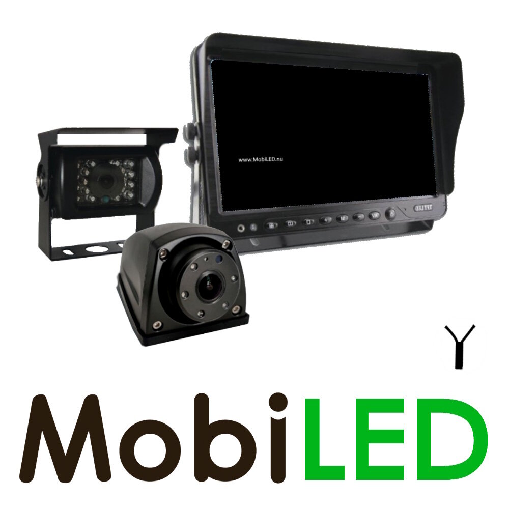 AI Achteruitrij camera set met 2 camera's bedraad