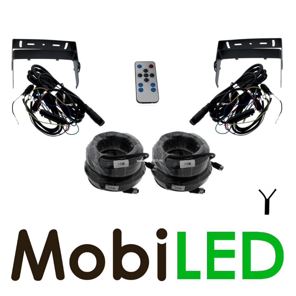 AI Reversing camera set with 4 cameras wired