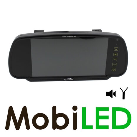 Kit de caméra de recul, moniteur et caméra pour miroir avec fil