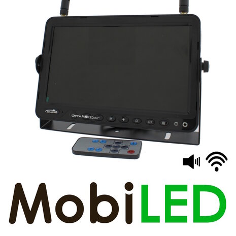 Quad monitor 9" draadloos