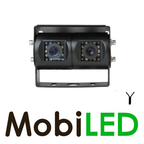 Camera with 2 separately adjustable lenses color Camera with 2 separately adjustable lenses color