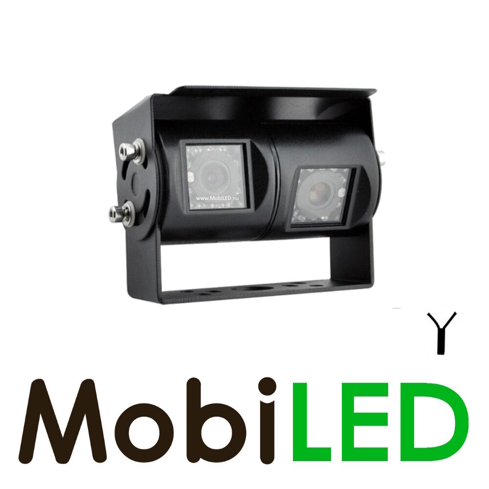 Camera with 2 separately adjustable lenses color Camera with 2 separately adjustable lenses color