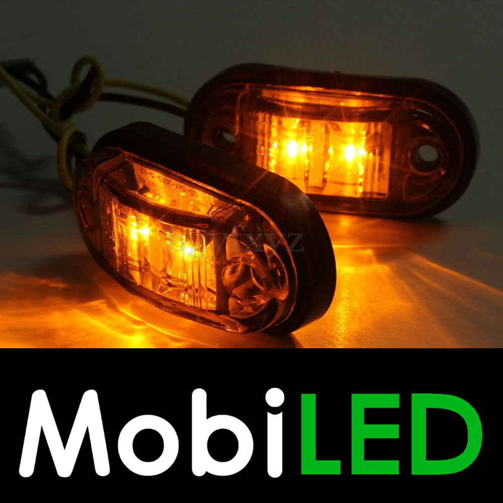 Zijmarkering Amber Dark multivoltage E-keur Zijmarkering Amber Dark multivoltage E-keur