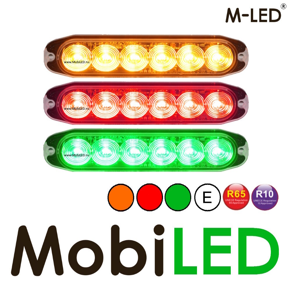 M-LED M-LED Clignotant tricolore  ambre/rouge/vert E-mark M-LED M-LED Clignotant tricolore  ambre/rouge/vert E-mark