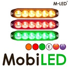 M-LED M-LED Tri-color flitser amber/rood/groen E-keur