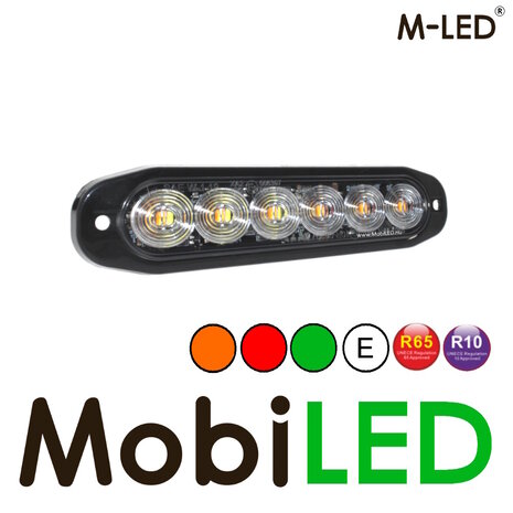 M-LED M-LED Tri-color flitser amber/rood/groen E-keur M-LED M-LED Tri-color flitser amber/rood/groen E-keur
