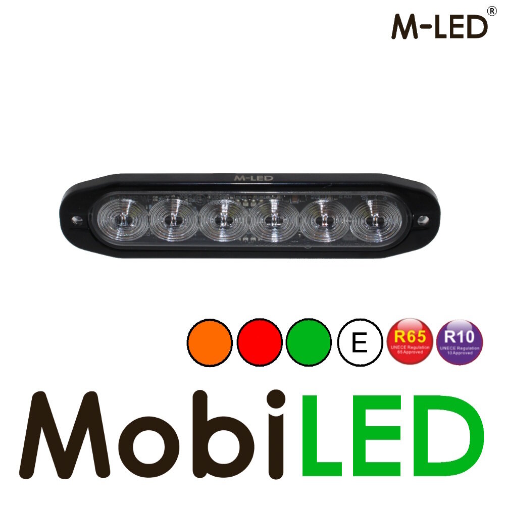 M-LED M-LED Tri-color flasher amber/red/green E-mark M-LED M-LED Tri-color flasher amber/red/green E-mark