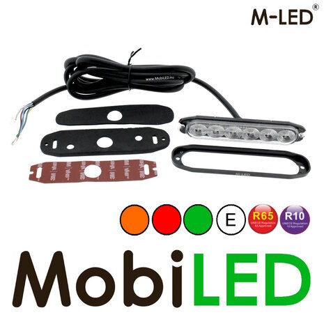 M-LED M-LED Tri-color flitser amber/rood/groen E-keur M-LED M-LED Tri-color flitser amber/rood/groen E-keur