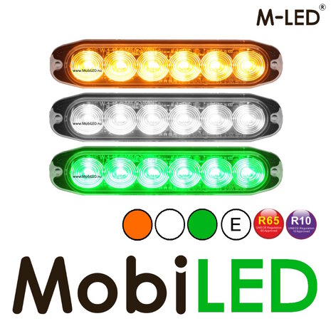 M-LED M-LED Clignotant tricolore  ambre/blanc/vert E-mark M-LED M-LED Clignotant tricolore  ambre/blanc/vert E-mark